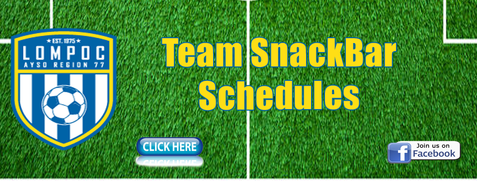 TEAM SNACKBAR schedules